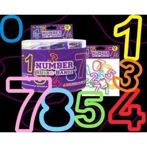Rubba Bandz Numbers Set Rubba Bandz Numbers Set
