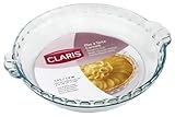 IMAGE OF HDS Trading Claris 10 Inch Fluted Pie Plate Glass Finish - HDS Trading 16228