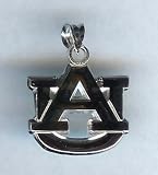 Auburn Univ Au Polished 5/8 Charm/Pendant -14K/10K, Stainless Steel or Gold Plated