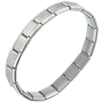 SAVE $8.38 - Shiny Starter Italian Charm 18 Link Bracelet $1.61