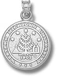 Western Michigan Broncos Solid Sterling Silver Seal Pendant