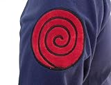E-Mell Unisex Naruto Cosplay Hatake Kakashi Leaf Village Martial Attire Costume M Dark Blue