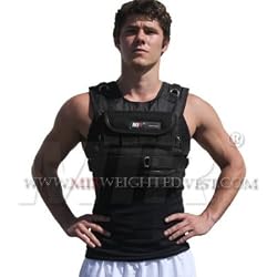 (Weekly Sale - 30% Off) New! MIR 50lbs Short Adjustable Weighted Vest (One Size Fits All. Weights Included.)