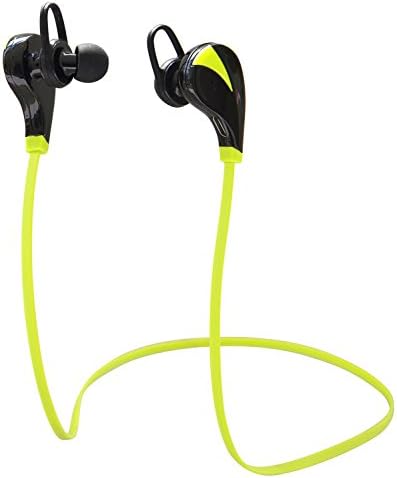 Dotopwhj Bluetooth Headphone 4.0 Wireless Sport Headphone with Microphone Sweatproof Noice Cancelling, Green