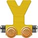 NameTrain Bright Letter Car Y - Made in USA (Yellow)