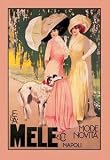 12 X 18 Stretched Canvas Poster E. & A. Mele & Ci Mode Novita Napoli