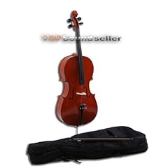 Hochwertiges 3/4 Cello Violoncello mit Bogen und Tasche
