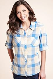 Pure Cotton Checked Woven Shirt