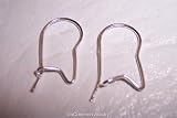 Kidney Earring Wires 20ga. Sterling Silver Q.24