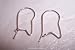 Kidney Earring Wires 20ga. Sterling Silver Q.24 Image