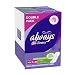 Always Pantiliner, Long Dri-liners, Unscented, 80-Count Packages (Pack of 2)