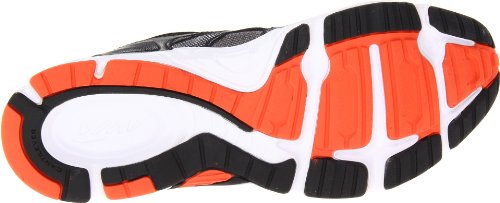 AVIA Men's Avi-Asset Running Shoe,Black/Steel Grey/Signal Orange/Chrome Silver,9.5 M US Review