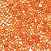 10/0 Transparent Seed Beads, 10-Orange (Pack of 1)