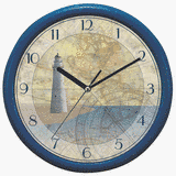 Geneva Clock Co 8114 Advance Quartz Decorative Wall Clock