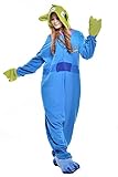 NEWCOAPLAY Unisex Onesies Pajamas Kigurumi Cosplay Sleepsuit Costume (S, Aliens)
