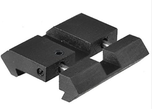 1Pcs Dovetail To Weaver Picatinny Adapter Snap In Rail Adapter 11mm to 22mm Adapter Hunting Aluminum For .22 cal Rifle Gun