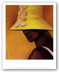 Yellow Hat by Laurie Cooper 7.75"x7" Art Print Poster