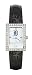 Detroit Tigers Ladies Allure Black Leather Strap Watch