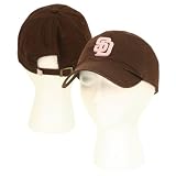 San Diego Padres Women's Adjustable Baseball Hat - Brown / Pink