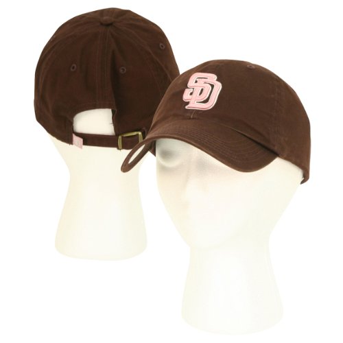 San Diego Padres Women's Adjustable Baseball Hat - Brown / Pink