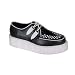 Demonia V-Creeper-502Uv 2 Inch Platform Uv React Veggie Pump Creeper Shoes Size 14