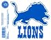 Detroit Lions Reusable Static Window Cling