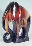 Porcelain Brown Elephant Sculpture