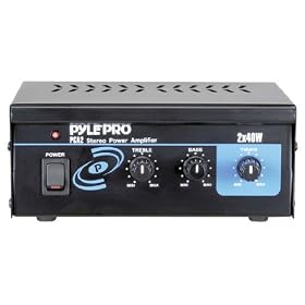 Pyle Home PCA2 Mini 2 x 40-Watt Stereo Power Amplifier