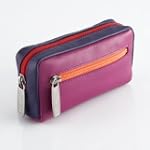 Portachiavi unisex colorato in vera p...