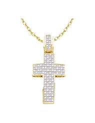 1.02CT DIAMOND CROSS PENDANT