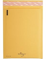BISS: Pratt KAJ-0 Self-Seal Kraft Bubble Mailer, 6.25" x 9" (Pack of 250) - Pratt