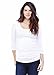 Ingrid & Isabel Women's Maternity 3/4 Sleeve Shirred Top