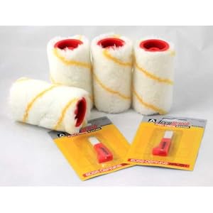 Accubrush Refill Kit w 4 Rollers, 2 Brushes by AccuBrush