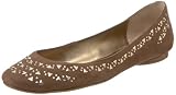 Nine West Women’s Lianna Ballet Flat,Dark Taupe Suede,8 M US