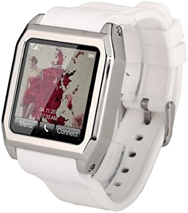 Towallmark(TM)Bluetooth Smart Wrist Watch Phone Touch Screen SIM TF Card For Android IOS (White)