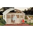 Breyer Two Stall Natural Wood Barn