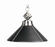 Black Leather Pub Table Light