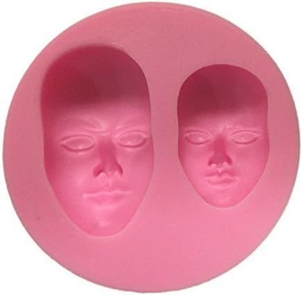 New Arrival Human Face Shaped 3d Silicone Cake Fondant Mold, Cake Decoration Tools, Soap, Candle Moulds