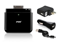 iPWR 1800mAh External Backup Battery charger for iPod, iPod Touch, Video, Nano, Classic, iPhone 2G, 3G, and iPhone 4, 3Gs With USB, Car, and Home-travel Charger - Work with i-Phone 4