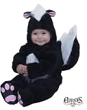 Velvet Panne Skunk Infant Baby Costume