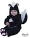 Velvet Panne Skunk Infant Costume