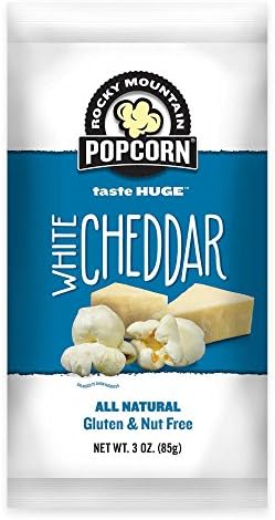 Rocky Mountain Popcorn 12- Pack 3 oz. White Cheddar Popcorn