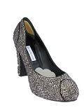 L'AUTRE CHOSE Tweed Platform in Black L7504TS