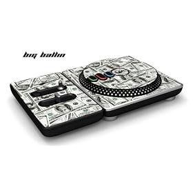 New DJ Hero Turntable Controller Protective Skin, Fits Xbox 360, Playstation 2 & 3 – Big Ballin