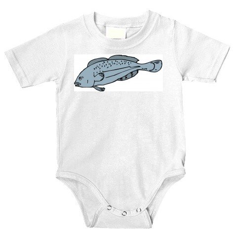 Onesie with aquatic, Alaska, marine