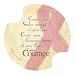 Set of Two Courage - Pink Ribbon Collegiate Car Drink Coasters - Style DSE8