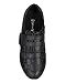 Nature Breeze Women Leatherette Round Toe Quilted Velcro Sneaker CA74 - Black Leatherette