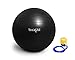 Anti Burst Stability Ball with Foot Pump – 65 cm – Black – ²JNHFZ