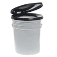 Quake Kare 4A Toilet Assembly - 5 Gallon Bucket With Toilet Snap-On Lid And Seat Cover