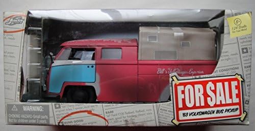 JADA 1:24 SCALE FOR SALE SERIES 1963 VOLKSWAGEN BUS PICKUP DIE-CAST